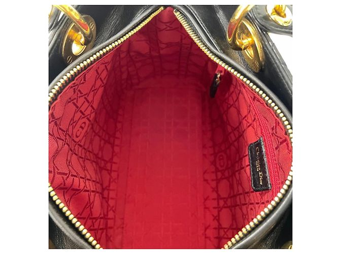 Borsa Christian Dior Dior Lady Cannage Nero - vista 6