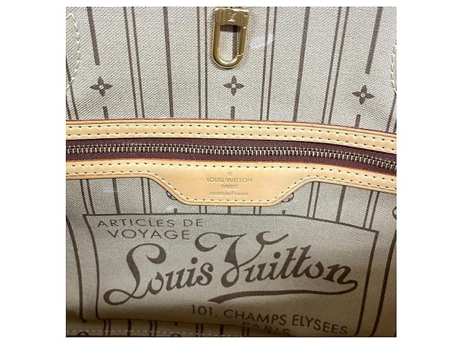 Borsa Tote Louis Vuitton Neverfull PM Marrone - vista 5