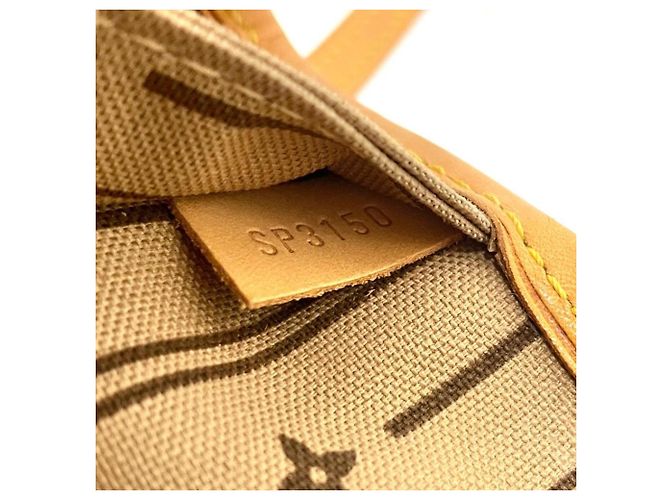 Borsa Tote Louis Vuitton Neverfull PM Marrone - vista 7