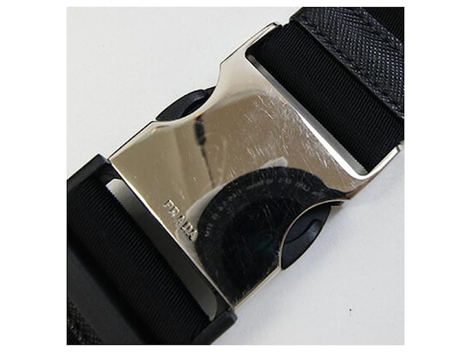 Borsa Sling Prada 2VL132 Nero Bianco - vista 8