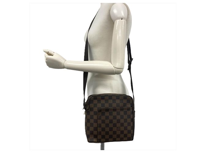 Borsa a tracolla Louis Vuitton Olaf PM Marrone Damier ebene - vista 14