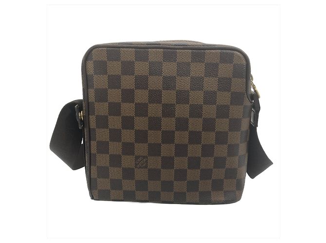 Borsa a tracolla Louis Vuitton Olaf PM Marrone Damier ebene - vista 2