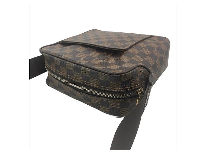 Borsa a tracolla Louis Vuitton Olaf PM Marrone Damier ebene - vista 4