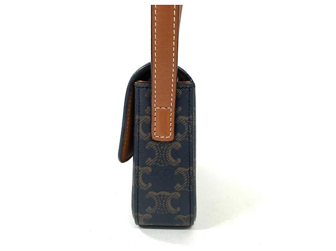 Céline Celine Claude Triomphe Schultertasche Braun - Ansicht 2