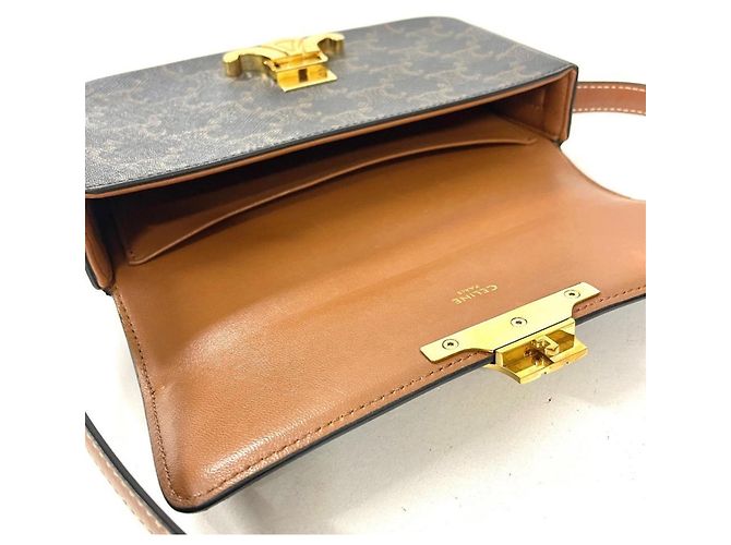 Céline Celine Claude Triomphe Schultertasche Braun - Ansicht 6