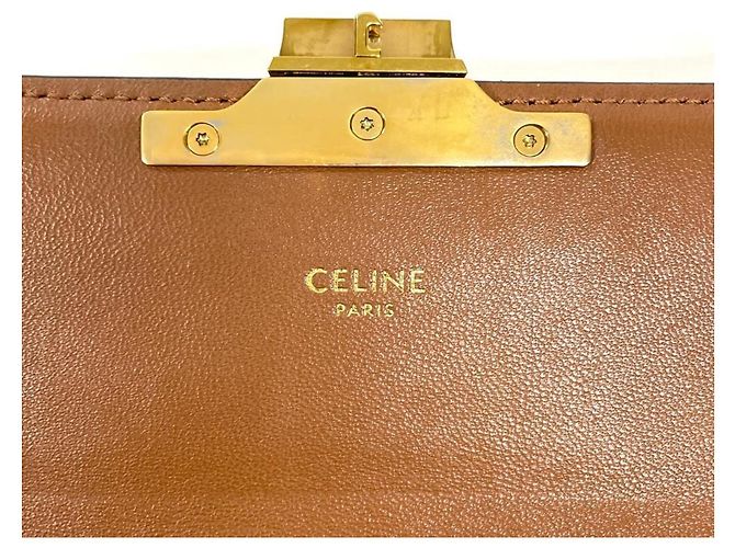 Céline Celine Claude Triomphe Schultertasche Braun - Ansicht 8