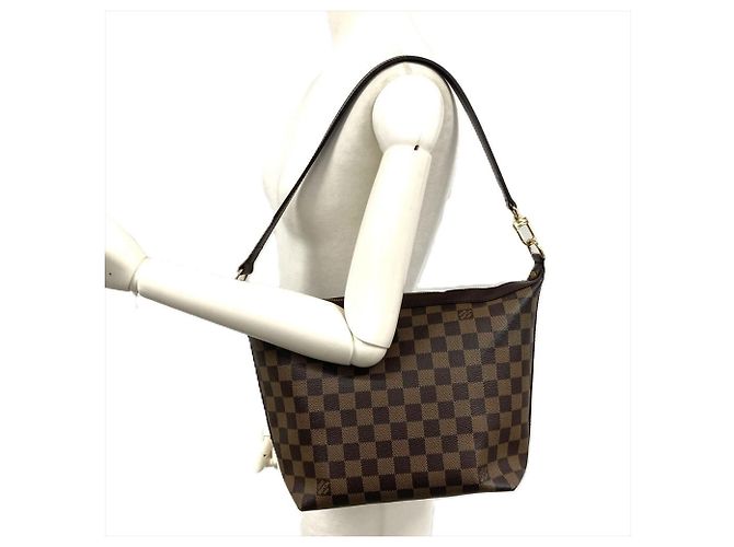 Borsa a tracolla Louis Vuitton Irovo MM Marrone Damier ebene - vista 10