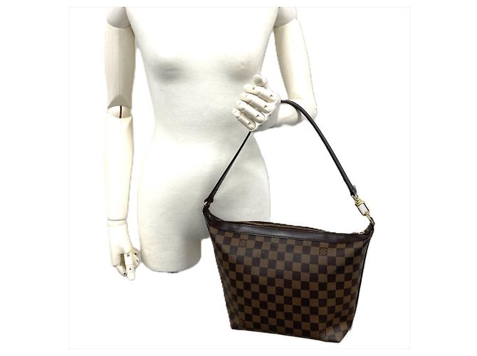 Borsa a tracolla Louis Vuitton Irovo MM Marrone Damier ebene - vista 11