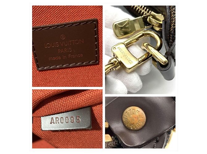 Borsa a tracolla Louis Vuitton Irovo MM Marrone Damier ebene - vista 8