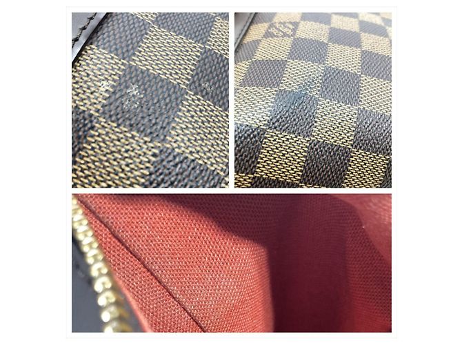 Borsa a tracolla Louis Vuitton Irovo MM Marrone Damier ebene - vista 9