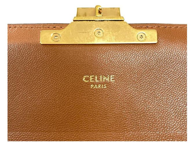 Céline Celine Claude Triomphe Schultertasche Braun - Ansicht 8