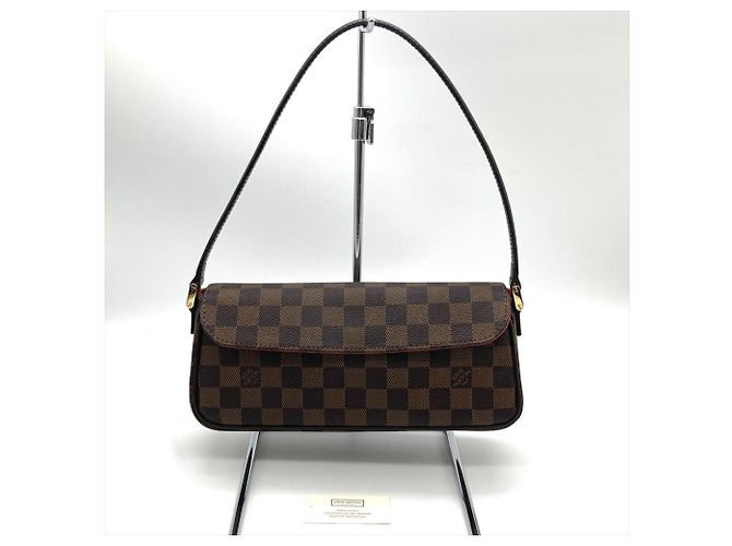 Borsa a tracolla Louis Vuitton Recoleta Marrone - vista 9