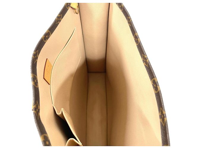 Louis Vuitton Sac Plat Handbag Marrone - vista 5