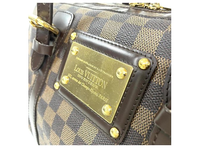 Borsa Louis Vuitton Berkeley Marrone Damier ebene - vista 4