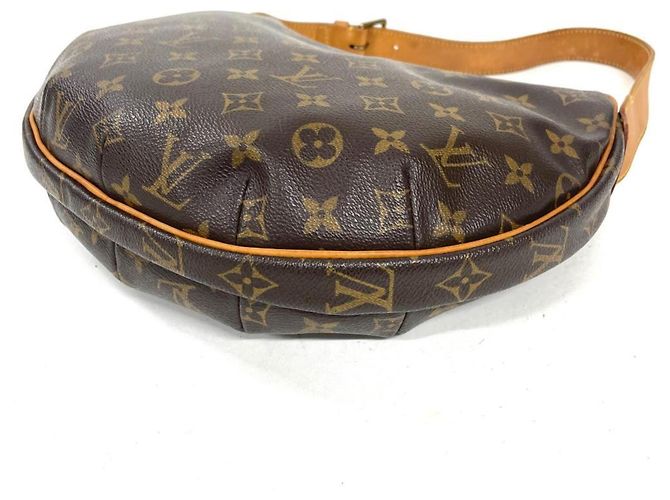 Borsa a tracolla Louis Vuitton Croissant MM Marrone - vista 3
