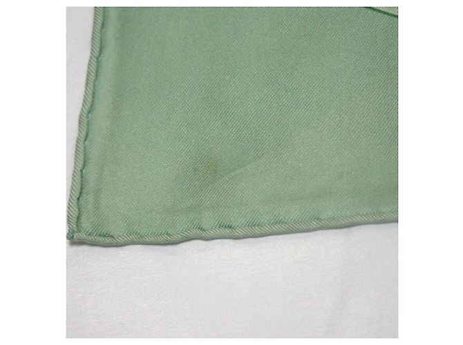 Hermès Seidentuch - Carre 90 Beige Grün - Ansicht 8