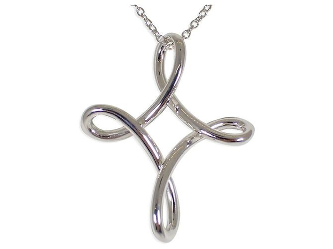 Collana con pendente Tiffany & Co. 925 Cross Infinity - vista 2