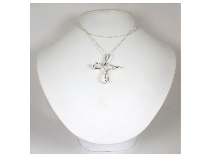 Collana con pendente Tiffany & Co. 925 Cross Infinity - vista 3