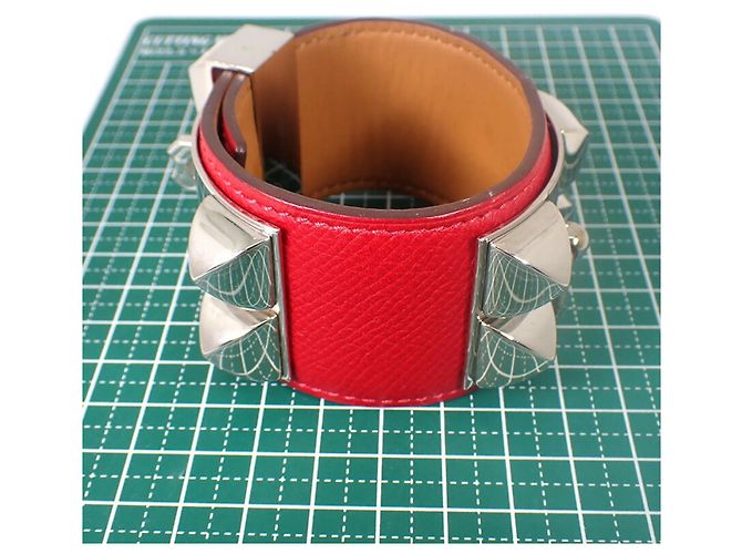 Hermès HERMES Collier de Chien Leather Bangle - Ansicht 8