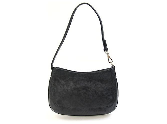 Borsa a mano pouch Loewe in pelle nera Nero - vista 2