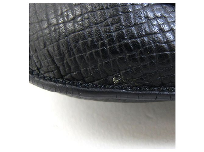 Borsa a mano pouch Loewe in pelle nera Nero - vista 6