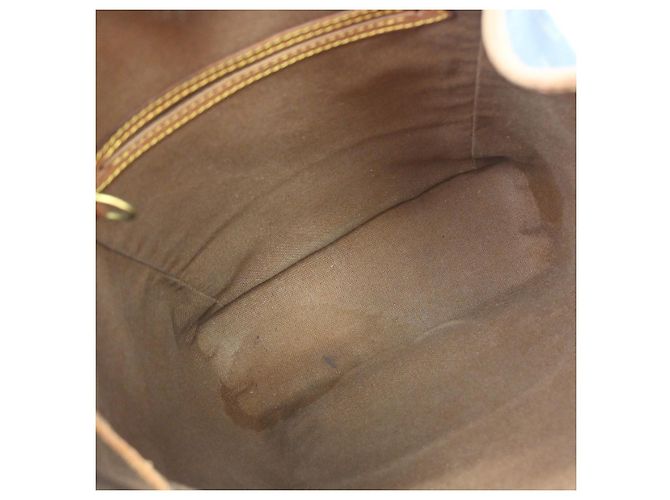 Louis Vuitton Montsouris Monogram Canvas MM Marrone - vista 3