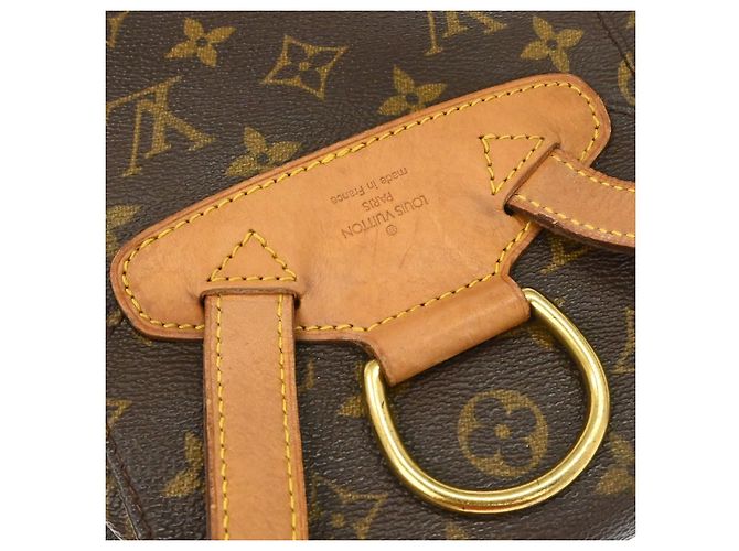 Louis Vuitton Montsouris Monogram Canvas MM Marrone - vista 4