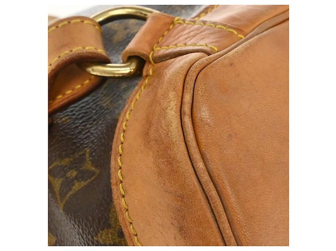 Louis Vuitton Montsouris Monogram Canvas MM Marrone - vista 7