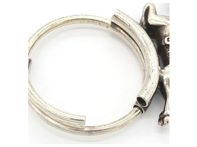 Hermès Hermes Sterling Silver Keyring Silvery - view 3