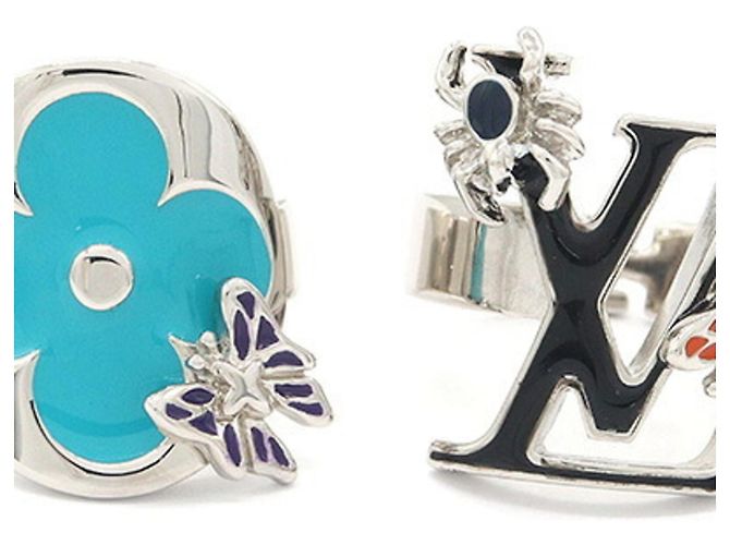 Louis Vuitton Fairy Tale Ring-Set Schwarz Rot Blau Marineblau - Ansicht 5