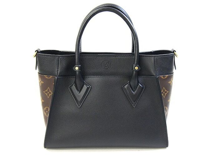 Borsa Louis Vuitton Monogram On My Side PM Nero Monogramma - vista 2