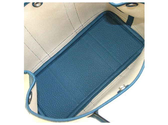 Hermès Borsa Hermes Garden TPM Blu Beige - vista 3