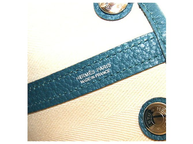Hermès Borsa Hermes Garden TPM Blu Beige - vista 4