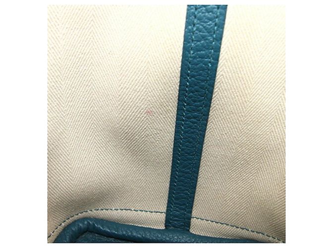 Hermès Borsa Hermes Garden TPM Blu Beige - vista 8