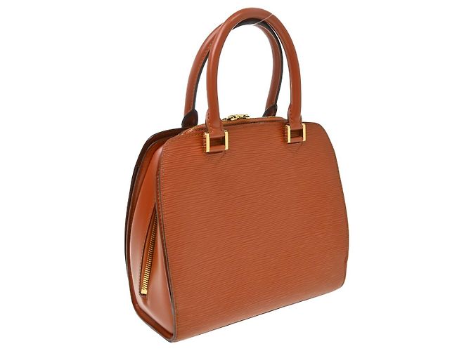 Louis Vuitton Pont Neuf Epi Leather PM Marrone - vista 2