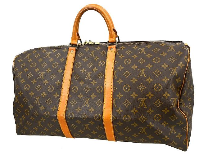 Louis Vuitton Keepall Monogram 55 Marrone - vista 2