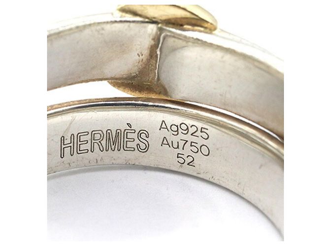 Ring Hermès Anillo Hermes Double True Amarillo - vista 4