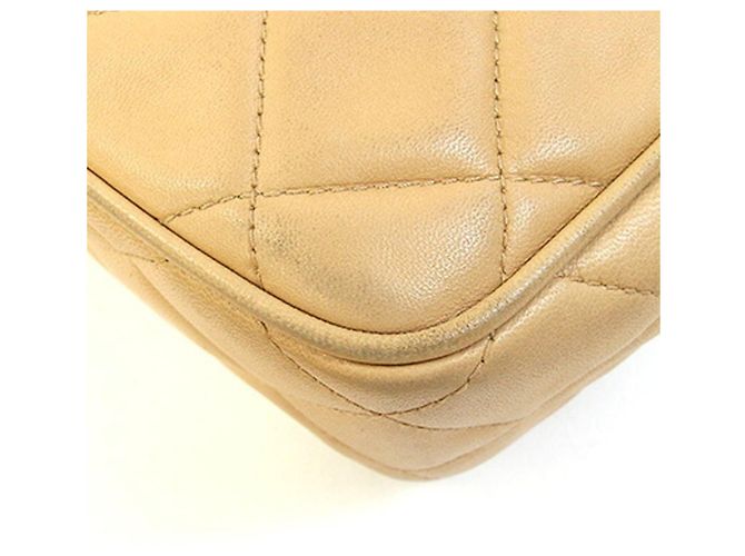 Chanel Vintage Handtasche Beige - Ansicht 3