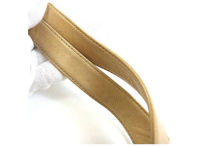 Chanel Vintage Handtasche Beige - Ansicht 6