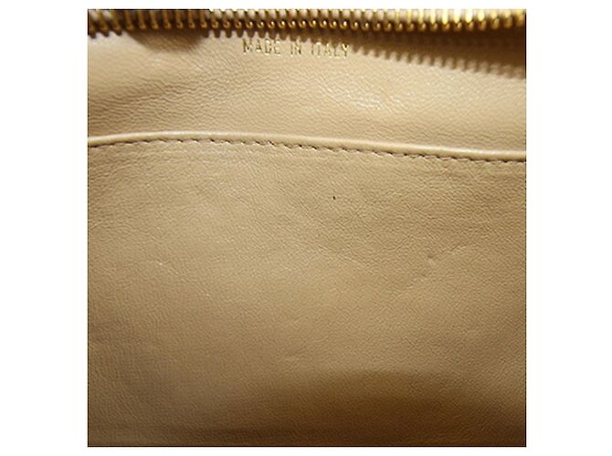 Chanel Vintage Handtasche Beige - Ansicht 8