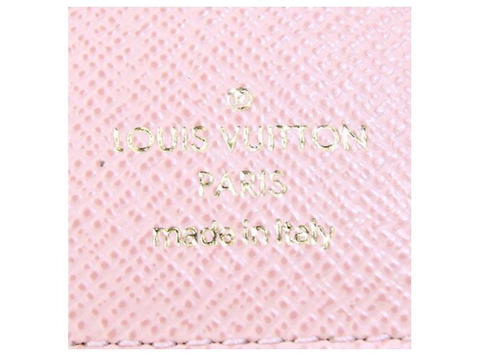 Porte-monnaie Louis Vuitton Monogram en Rose Ballerine - vue 4