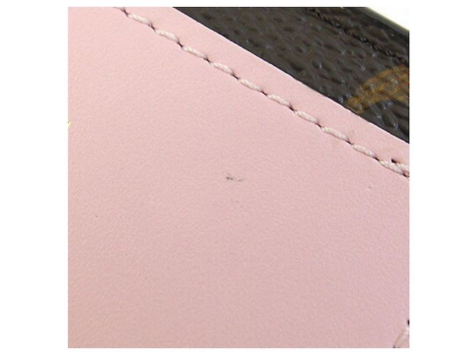 Porte-monnaie Louis Vuitton Monogram en Rose Ballerine - vue 5