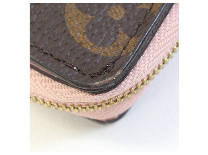 Porte-monnaie Louis Vuitton Monogram en Rose Ballerine - vue 6