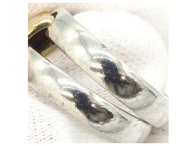 Hermès Olympe Ring Silber und Gelbgold Schwarz Gelb - Ansicht 5