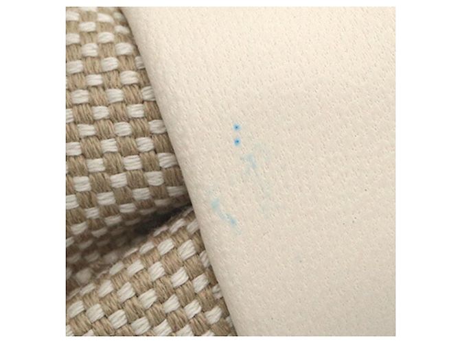 Hermès Barrette Grenelle Plain Air PM Hair Ribbon Blu Beige Bianco sporco - vista 5