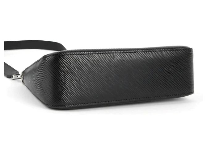 Borsa Louis Vuitton Pochette Métis in pelle nera Nero Bianco Multicolore - vista 8