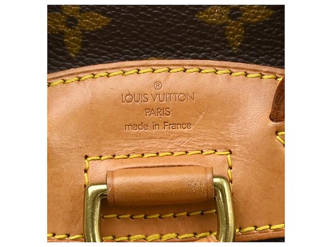 Louis Vuitton Vintage Montsouris Monogram Canvas Mini Marron - vue 4