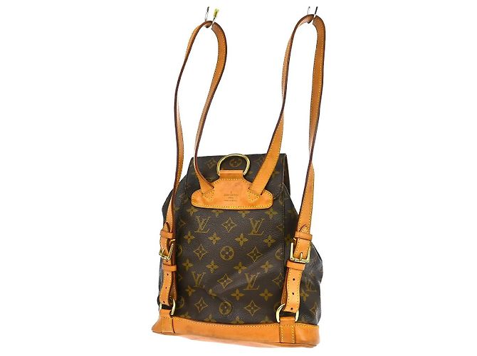 Louis Vuitton Vintage Montsouris Monogram Canvas MM Marron - vue 2
