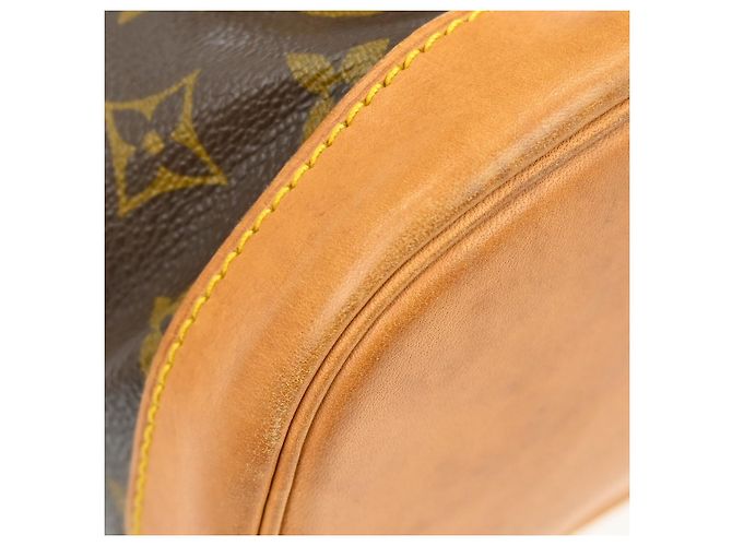 Louis Vuitton Vintage Montsouris Monogram Canvas MM Marron - vue 7