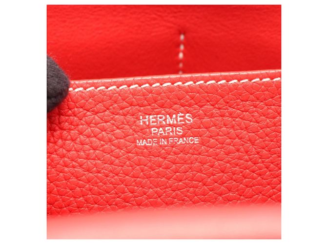 Hermès Sac à main 2-Way Hermes Alzan 31 Rouge - vue 4
